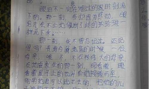 最感动的一件事作文_最感动的一件事作文600字