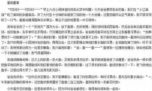 暑假趣事作文600字抓螃蟹_暑假趣事作文600字抓螃蟹怎么写